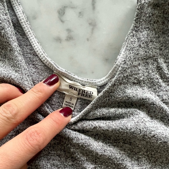 Wilfred Free Racerback Tank (heather grey, size S) - Picture 2 of 3